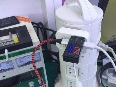 Новинка QC2.0 USB зарядное устройство измеритель напряжения тока емкости батареи