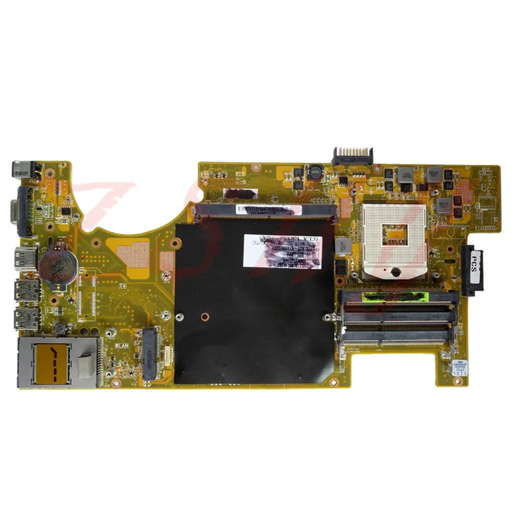 For ASUS G73JH Laptop motherboard 4 memory slots 60-NY8MB1200 PGA-989 DDR3 Free Shipping 100% test ok | Компьютеры и офис