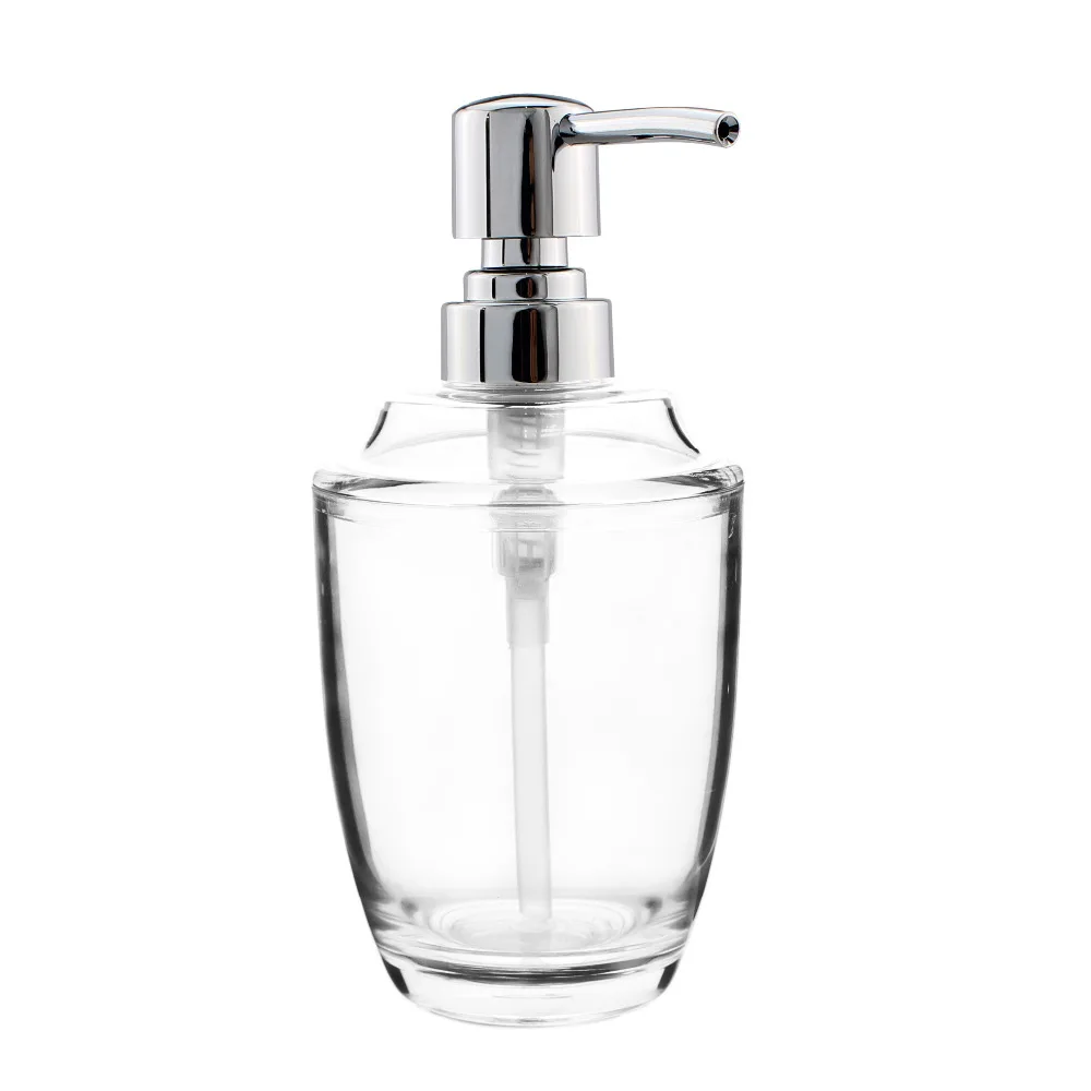 Прозрачный акриловый мыльный лосьон насос дозатора жидкости бутылка для мытья