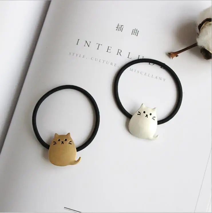 Ручной скраб матовый золотой троянский котенок веревка для волос обрезка