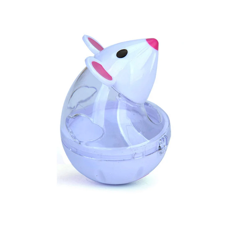 Pet cat dog tumbler автоматическое устройство для протекания в форме мультяшной мыши игрушка для кошек товары для домашних животных автоматические кормушки для кошек 40