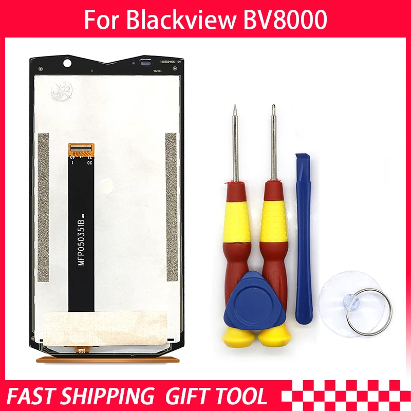 100% Оригинальный Blackview BV8000 Pro ЖК дисплей Дисплей + сенсорный экран Экран в сборе для