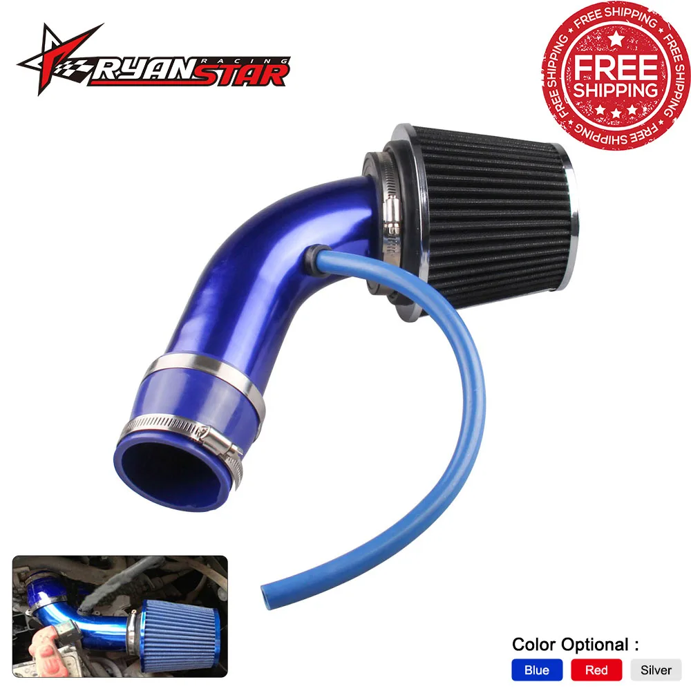 Автомобильный Универсальный алюминиевый набор труб для воздухоотвода 3 дюйма/76