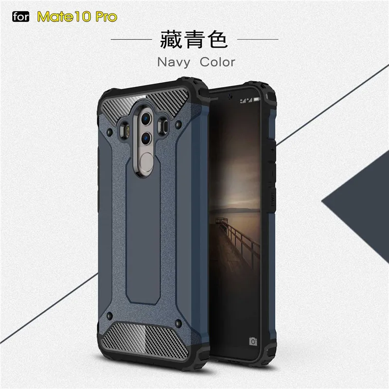 Ливе для huawei Коврики 10 Pro Чехол сверхмощный Diamond Броня противоударный Гибридный