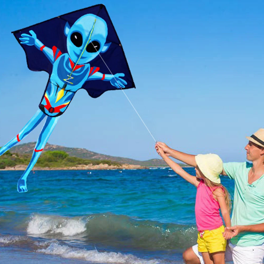 55 дюймов X 37 Alien Kite игрушечный воздушный змей для детей взрослых Большой легко