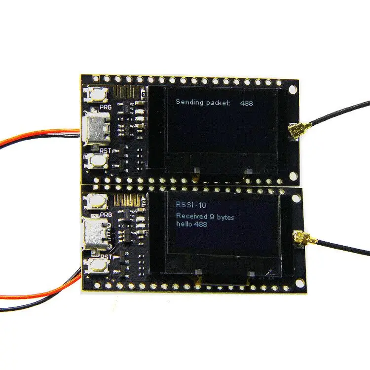 

2pcs/sets TTGO LORA SX1278 ESP32 0.96 OLED 32Mt bit (4MB) 433Mhz for arduino