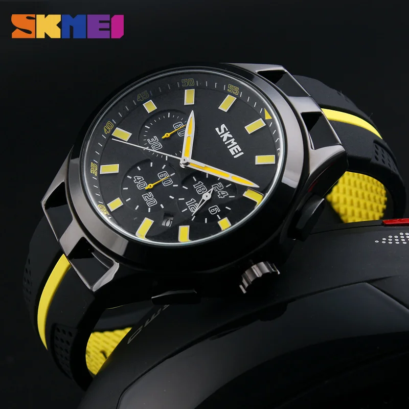 SKMEI Relogio Masculino модные повседневные кварцевые часы 30 м Водонепроницаемые наручные