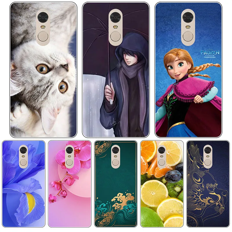 Милый Модный цветочный чехол для Xiaomi Redmi Note 4 Note4 Pro Prime 5 &quot чехлы с рисунком