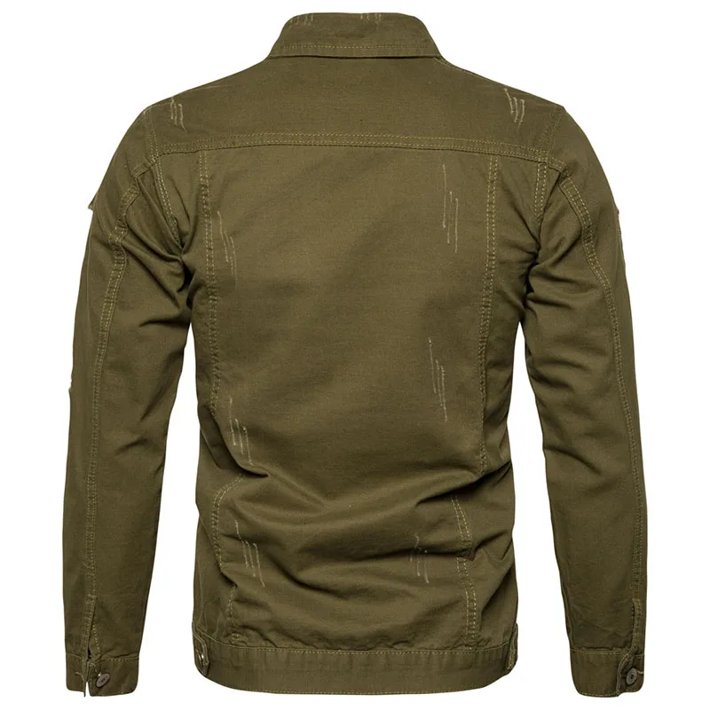 Новинка 2017 стильная зимняя мужская куртка модная с потертостями мужские