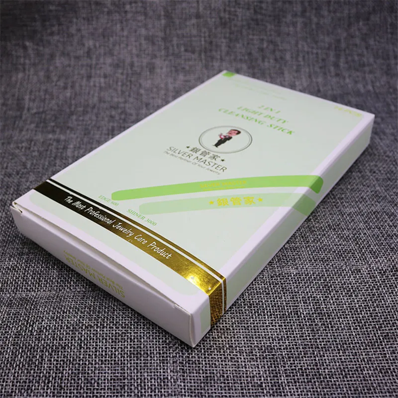 Двухсторонняя Серебряная полировальная Очистка ювелирных изделий