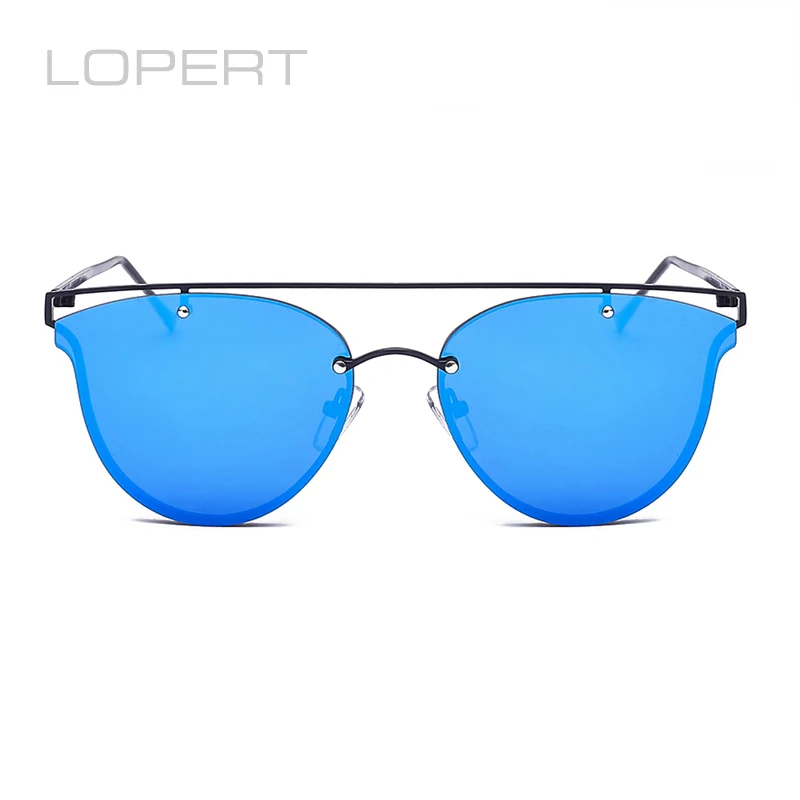 LOPERT кошачий глаз солнцезащитные очки женские брендовые дизайнерские без оправы