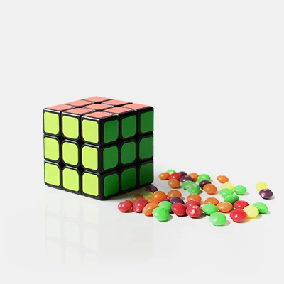 Волшебные трюки Candy to Cube предметы появляющиеся волшебником Magia крупным планом