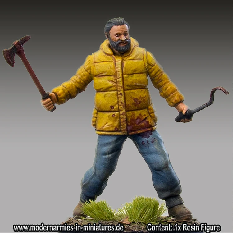 

1/35, Survivor with Axe, Resin Model Soldier GK, Unassembled and unpainted kit