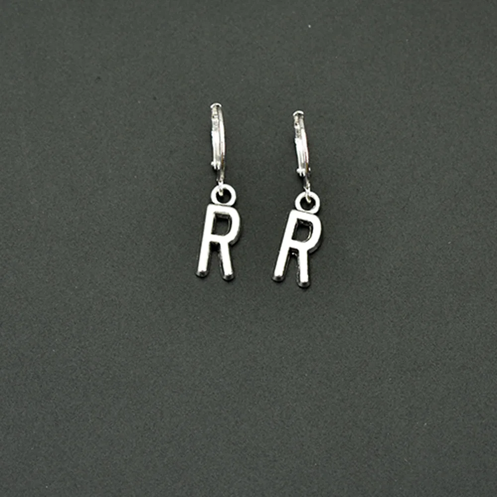 Женские металлические серьги подвески с буквами|Серьги-подвески| |