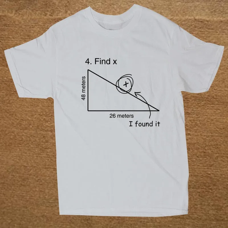 Find Variable X Math Teacher забавная футболка мужская с коротким рукавом из хлопка с рисунком из мультфильма