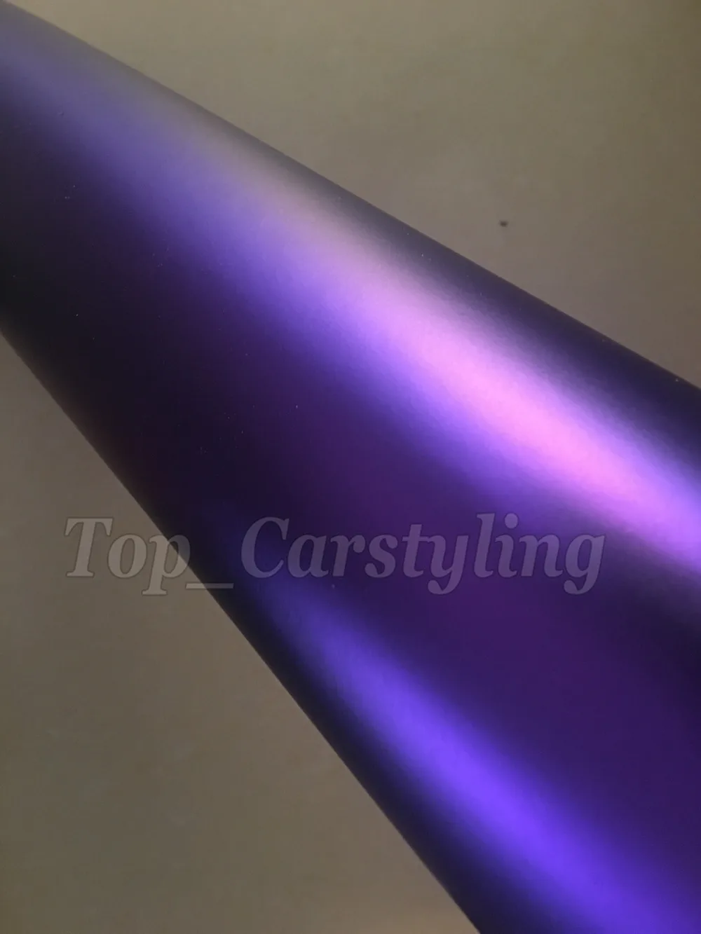 Роскошная бронзовая фиолетовая атласная Хромовая Виниловая пленка для отделки