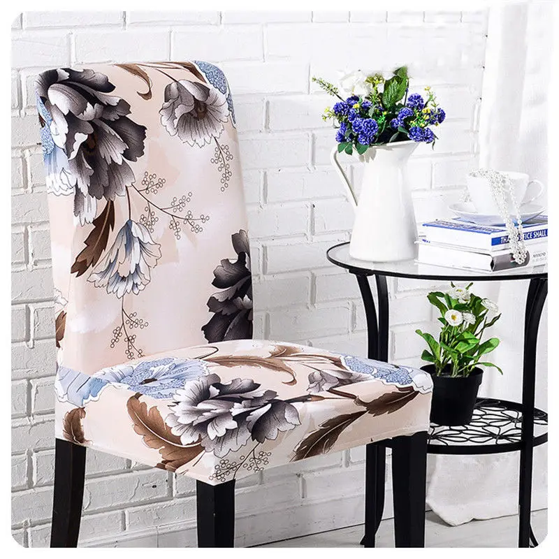 Новый Печатный чехол для обеденной комнаты свадебного банкета украшения