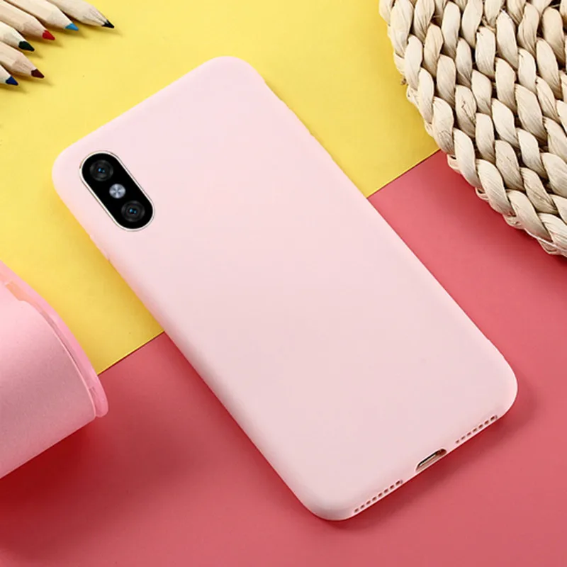 8 Мягкий чехол из ТПУ ярких цветов Чехол для iPhone 6 6s 7 8 Plus X XR XS Max чехол для iPhone 7 8 для iPhone 11 Pro Max - Цвет: 8