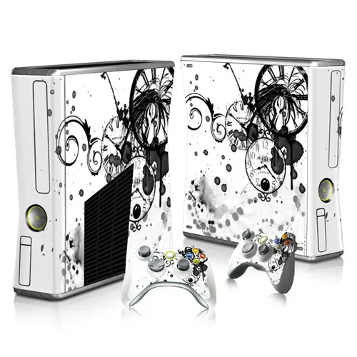 0304 Пользовательская дизайнерская наклейка для кожи наклейка для Xbox 360 Slim консоль и контроллеры Скины стикеры s для Xbox360 тонкий винил - Цвет: 0304