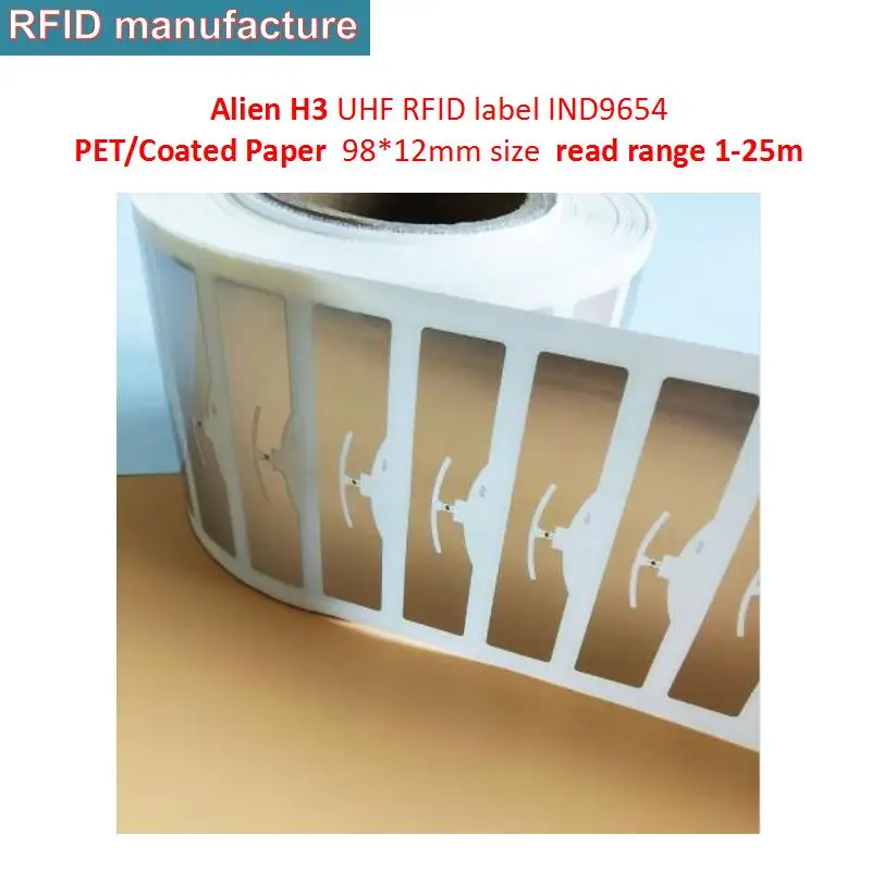 RFID UHF влажная инкрустация этикетка наклейка 100 шт./лот 860 ~ 960 МГц Пассивный EPC Class1 Gen2