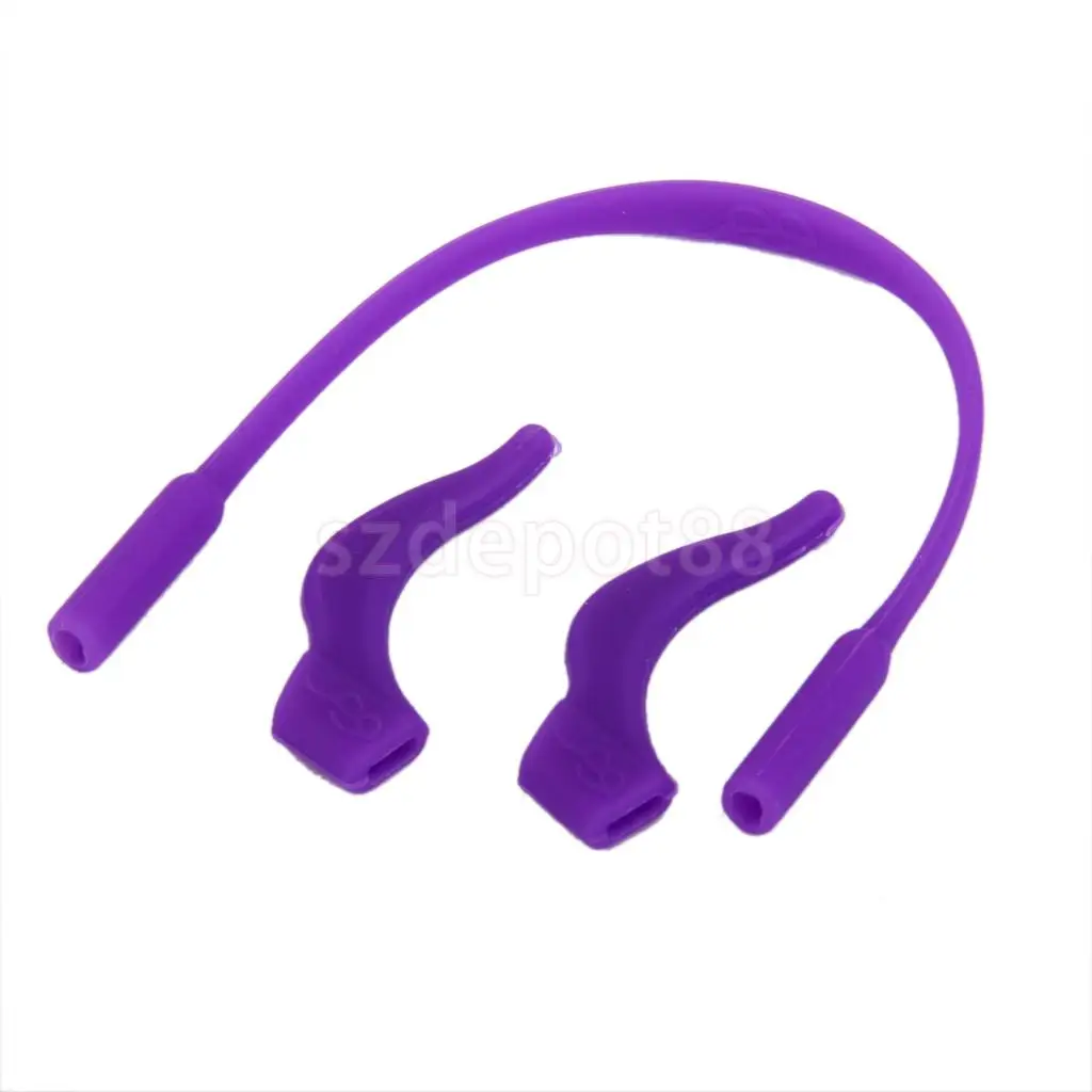 3 комплекта детских спортивных силиконовых ремешков для очков шнурок и