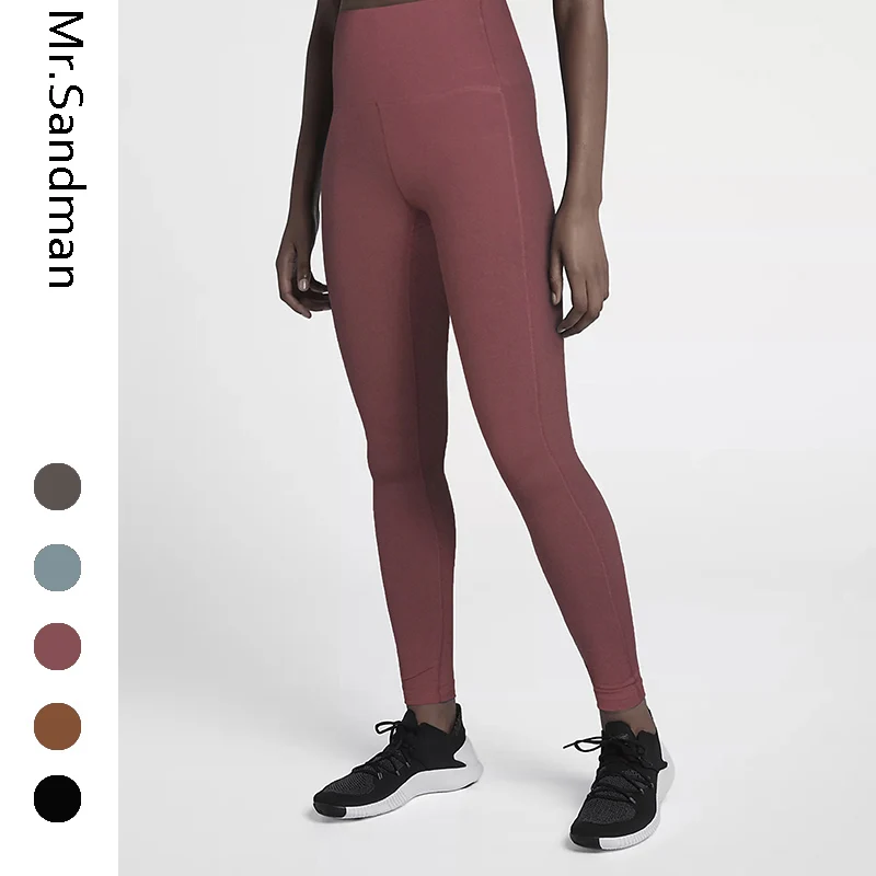 Штаны для йоги с высокой талией спортивные Леггинсы завышенной облегающие