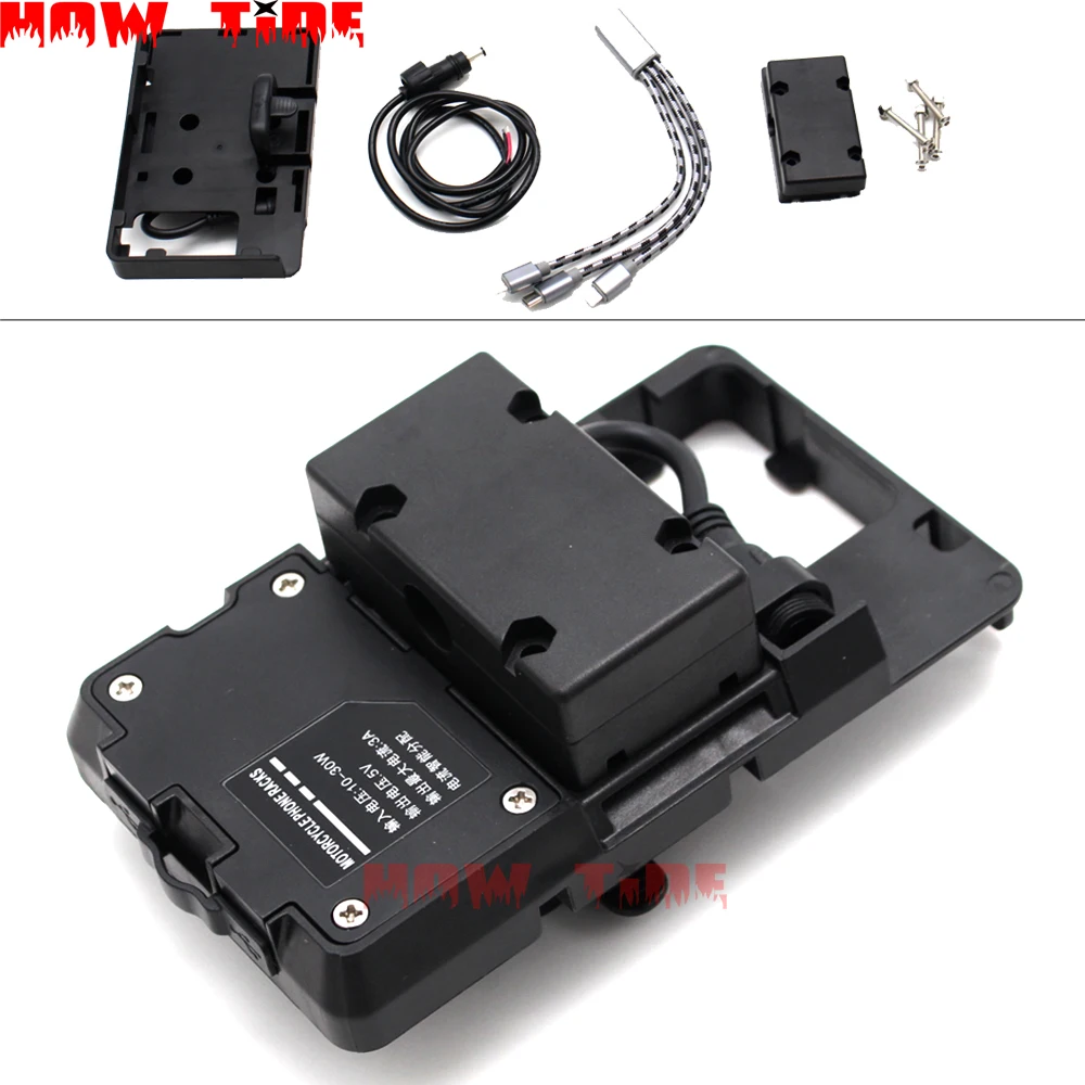 Для R1200GS F800GS ADV F700GS R1250GS CRF 1000L F850GS F750GS мотоцикл зарядка через USB стенд мобильный