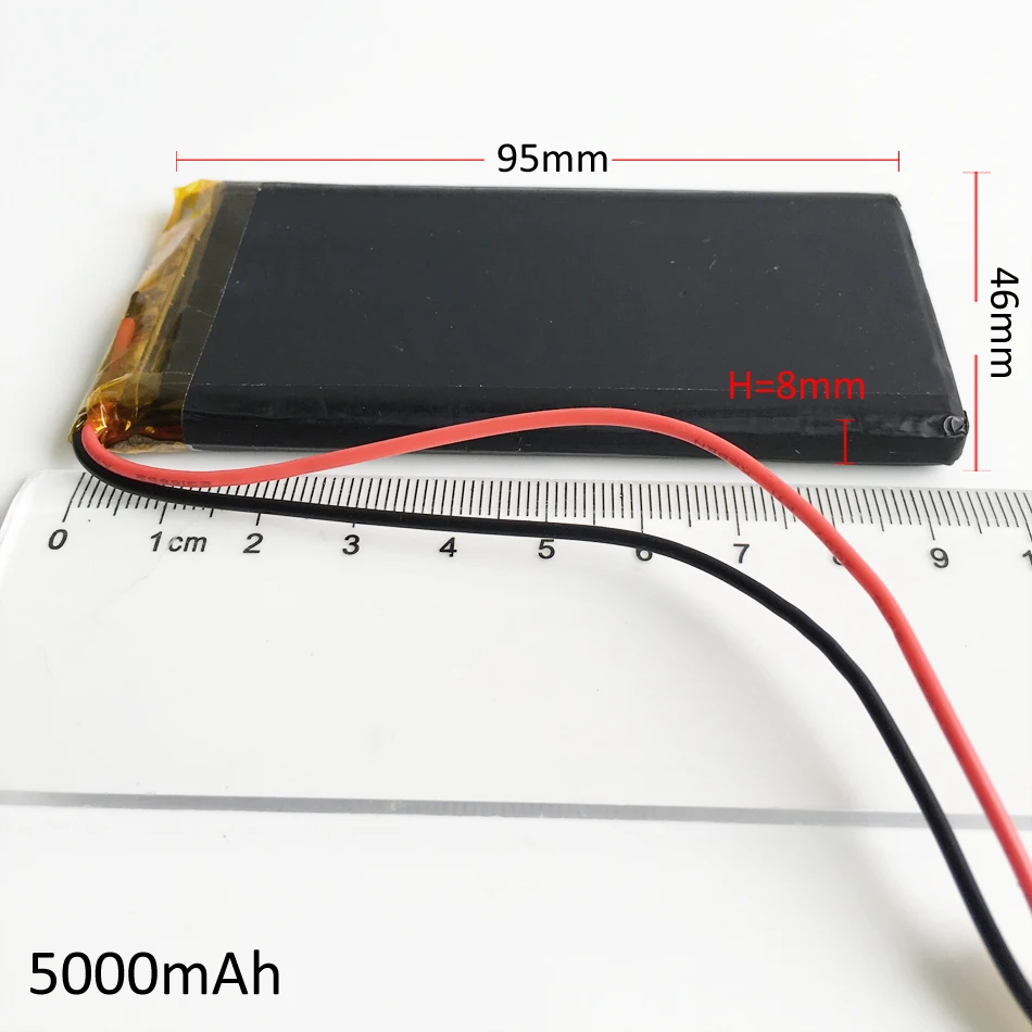 3 7 В 5000 мАч 804695 Li Po литий полимерный Перезаряжаемые Батарея ячейки для Мощность