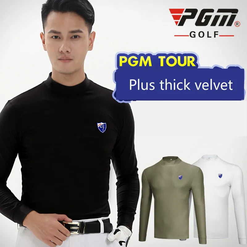 Рубашка PGM для гольфа Мужская футболка с длинным рукавом бархатные колготки