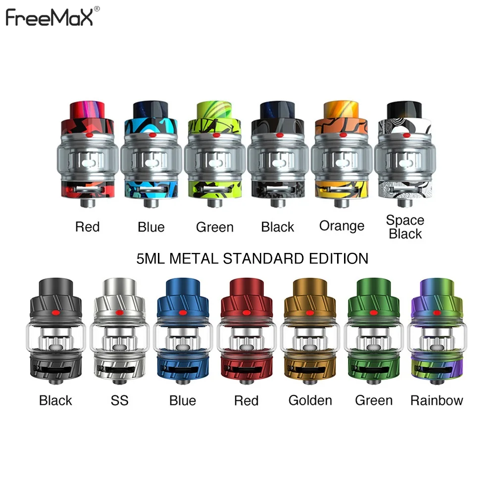Оригинальный Freemax Fireluke 2 Tank Subohm 5 мл атомайзер для электронных сигарет с большим