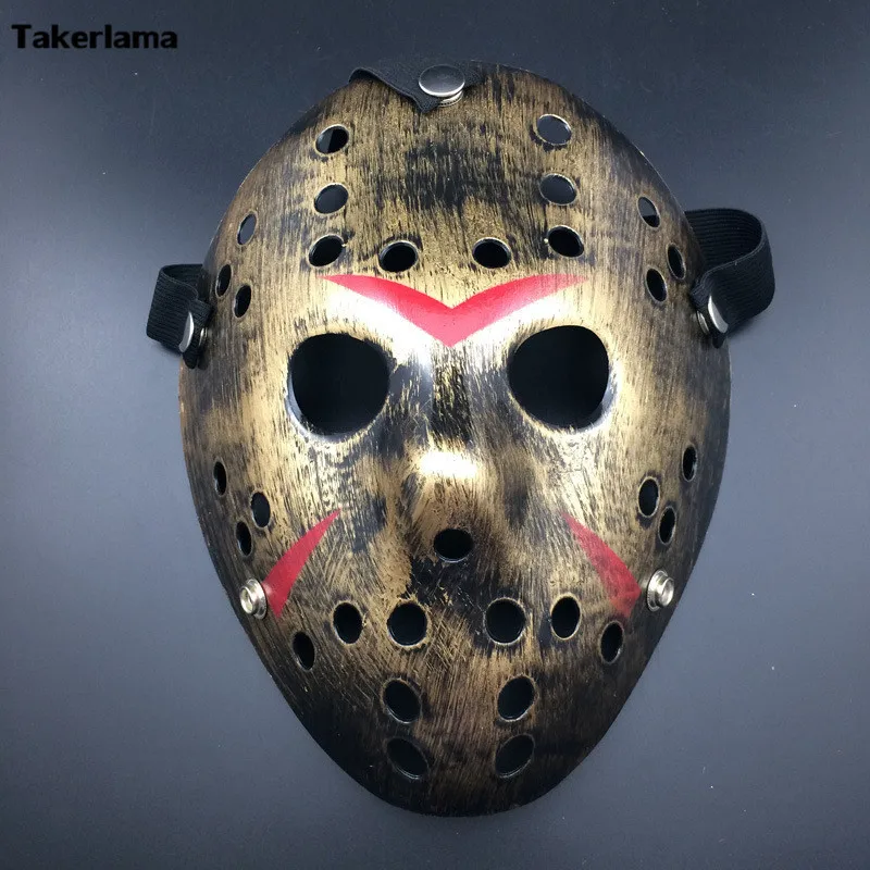 Takerlama Черная пятница № 13 Jason Voorhees фестиваль Маскарадная маска для вечеринок(взрослый размер) Косплей Костюм Хэллоуин маска убийцы