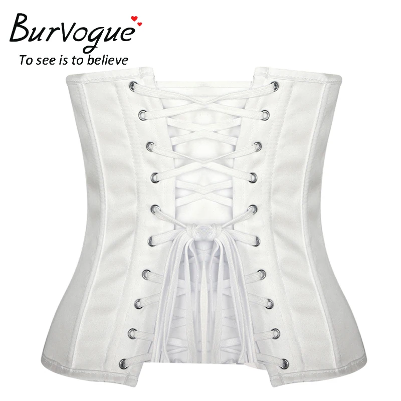 Burvogue женские сексуальные корсеты и бюстье талия Cincher 12 стальных костей для