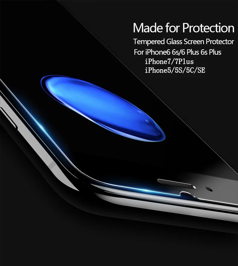 Высококачественное Закаленное стекло для iPhone 5, 5S, 5C, SE, 9 H, HD, Премиум Защита для экрана для iPhone 5, 5S, 5C, SE, защитное стекло