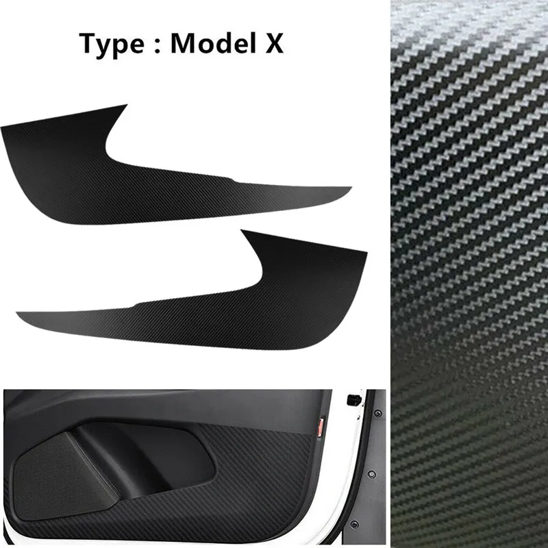 2 шт./компл. накладка из углеродного волокна с Стикеры Противоударная подходит