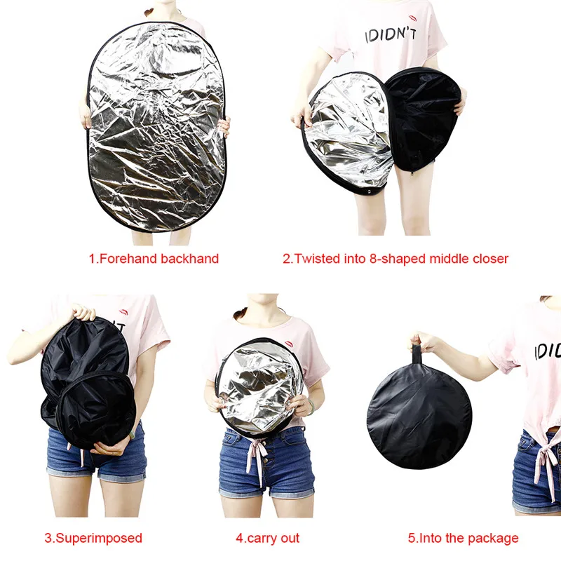 Отражатель для фотостудии CY 2 в 1 90x120 см|light reflectors for photography|photo studio reflectorlight reflector |