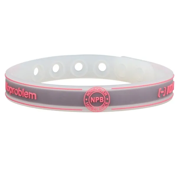 Noproblem 033 здоровье сила Спорт Силиконовый водонепроницаемый молодой умный Турмалин германий браслет