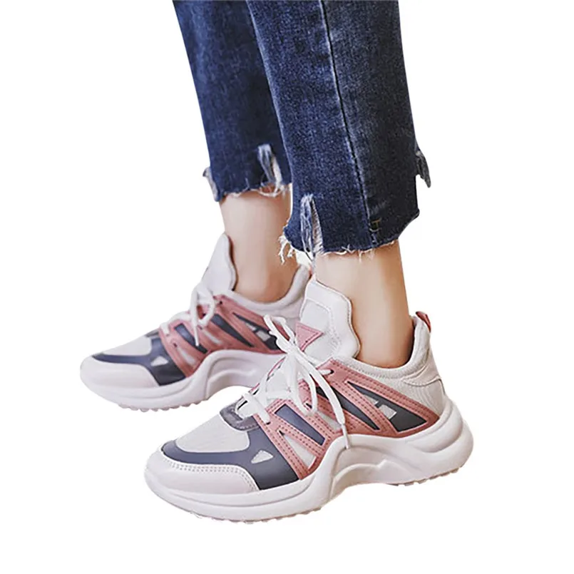 Женская Повседневная Спортивная обувь дышащая женская из сетчатого материала