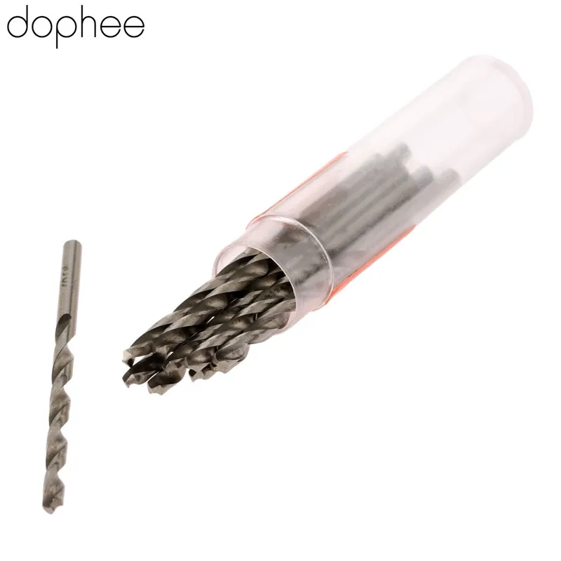 2 point 9 mm Dopee 2,0-3,5 мм Спиральные сверла HSS сверло микро прямой хвостовик сверление по дереву электрические Деревообрабатывающие инструменты алюминий 10 шт. Лидер продаж - Цвет: 2 point 9 mm