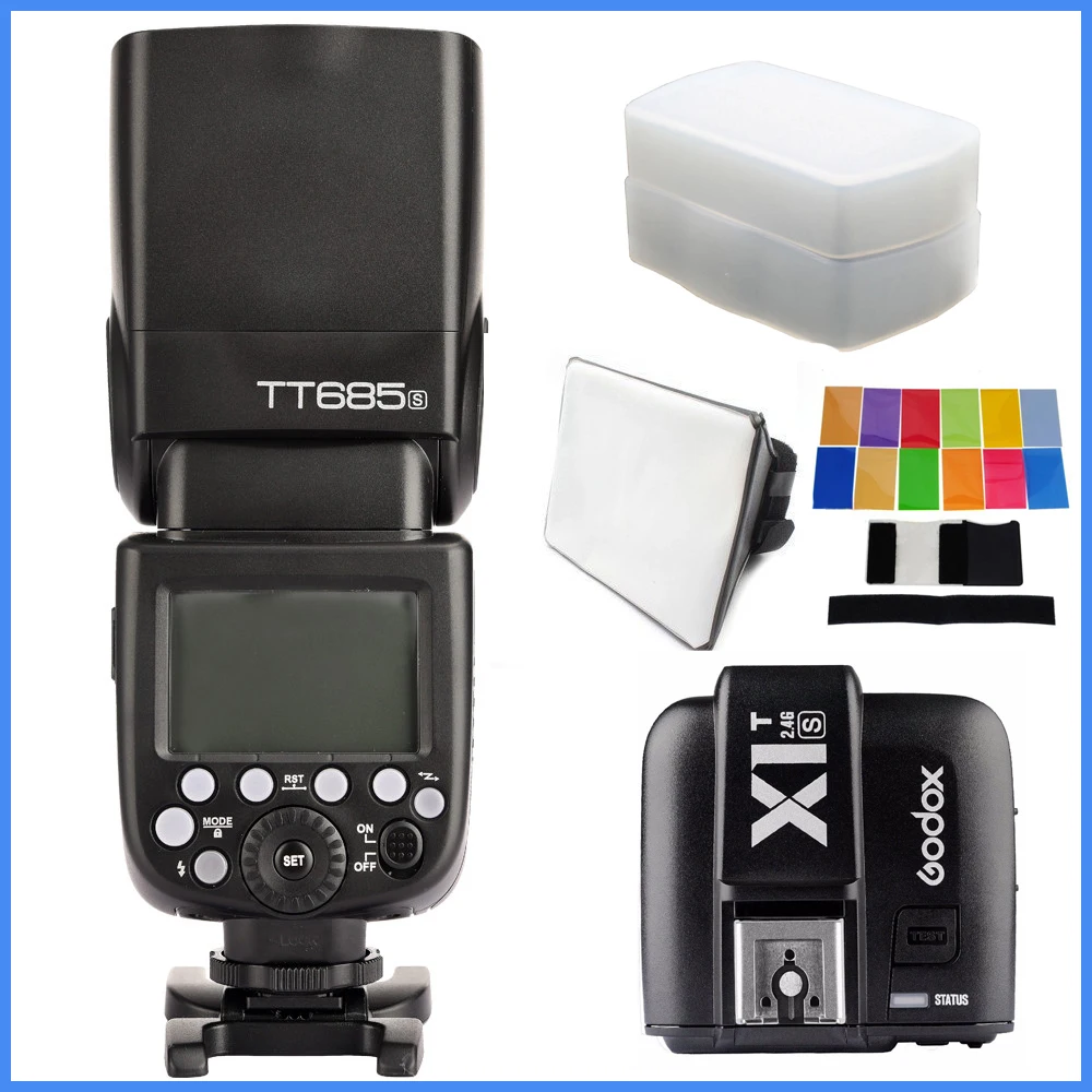 Вспышка Godox TT685S 2 4G HSS TTL II GN60 беспроводной триггер X1T-S для камеры Sony A7 III A7III A9 A7R A7S A6000