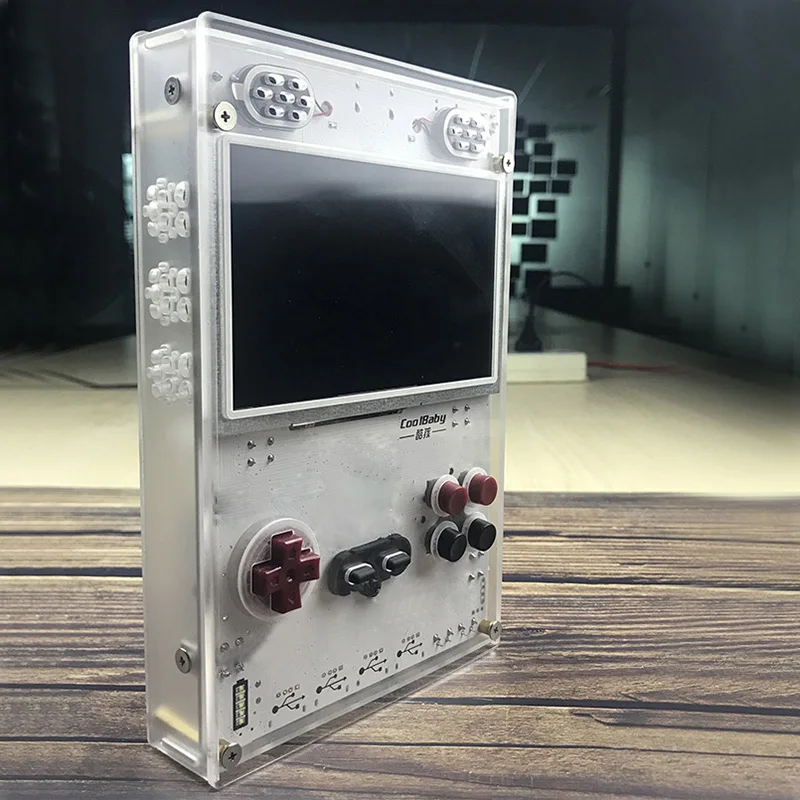 DIY Raspberry Pi игровой коврик ручной GameHat с 5 дюймов HD ips дисплей Gameberry с Raspberry pi компьютерный модуль 3 Lite встроенный