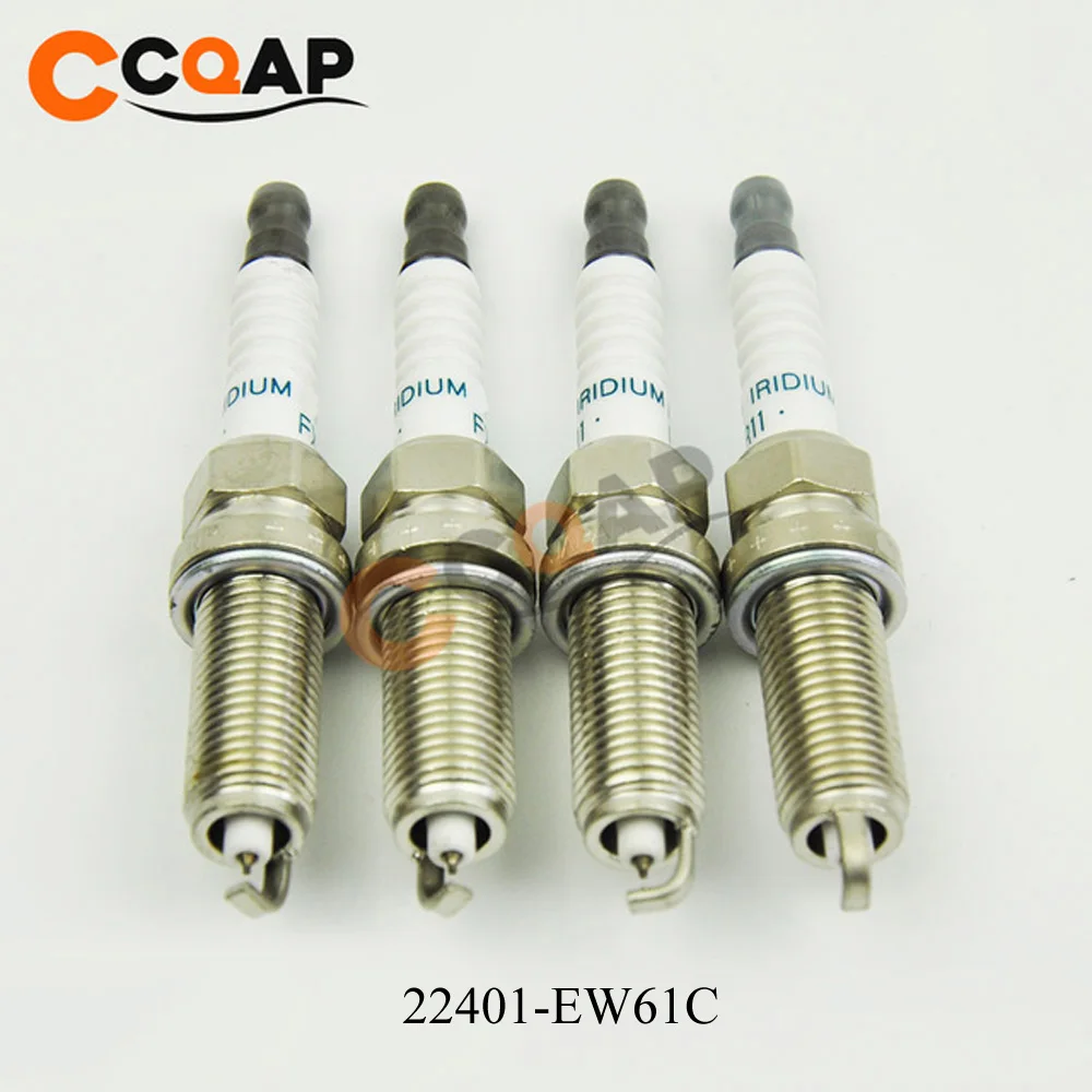 4 шт./лот иридиевая Свеча зажигания 22401-ED815 22401-EW61C 22401-CK81B 224015M015 22401JA01B 22401-1P116 для Nissan Versa Altima