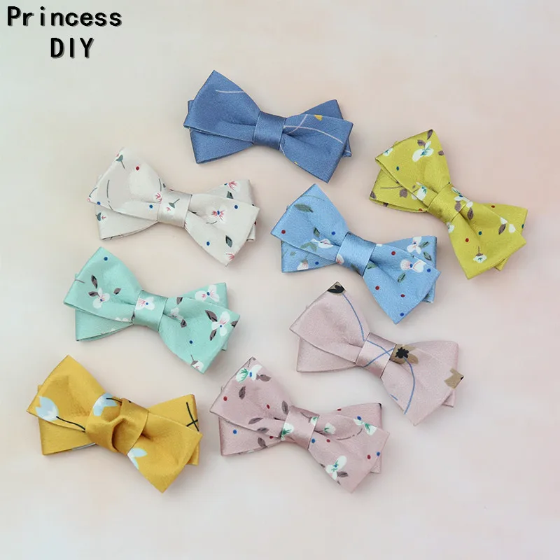 5M/Lot 10 25 40mm Craft Matt Cotton Ribbon Printed Flower Fabric Layering DIY Floral Collar Hair Bow Tie Accessories Material | Дом и сад
