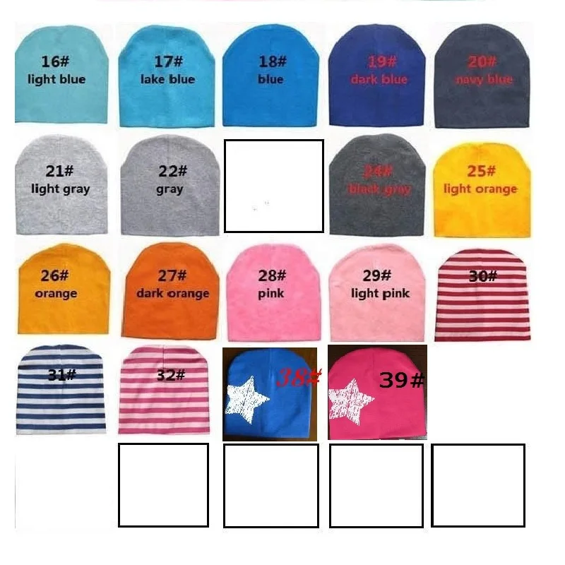 10piece/lot many colors available cotton baby hat cap boys girls kids beanie Skull Caps Infant gift | Детская одежда и обувь