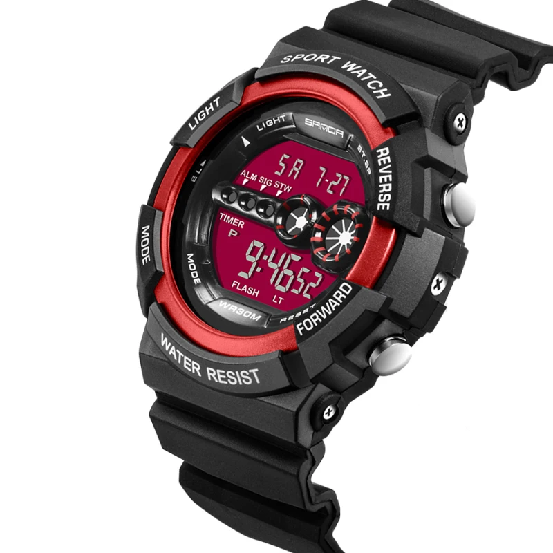 SANDA новые цифровые часы G Style S Shock мужские военные водонепроницаемые с календарем
