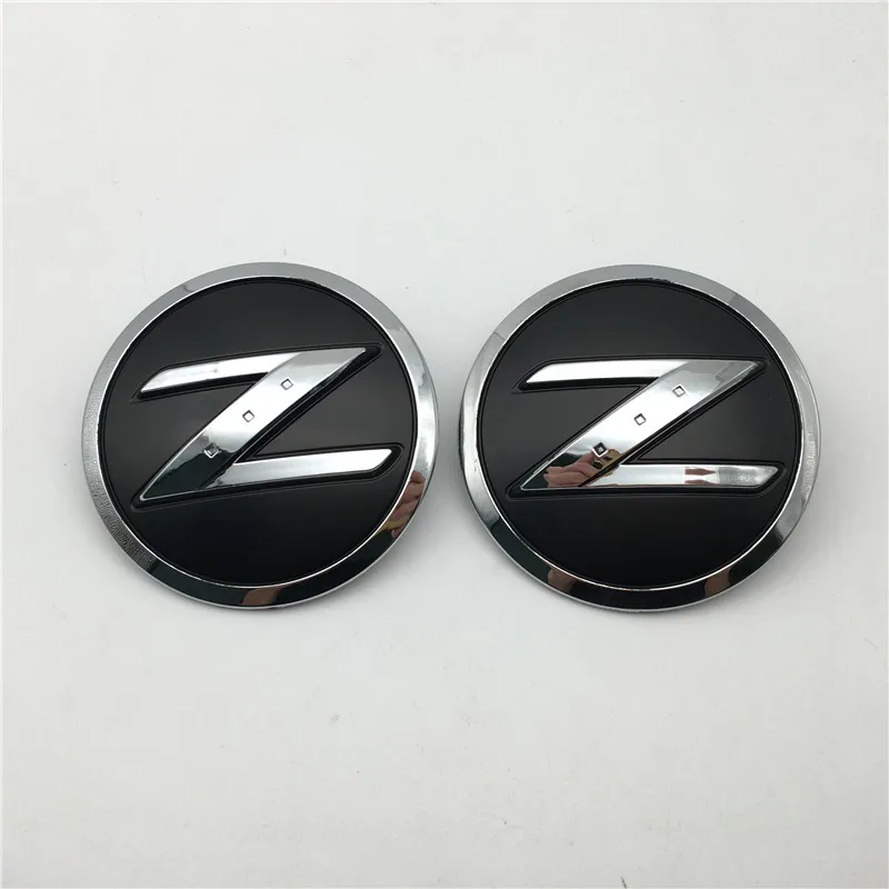 Forten Kingdom 2 шт. для 350Z 370Z автомобиля Z КРЫЛО боковой эмблемы авто багажник значок ABS пластик черный и хром 63890-CD10A