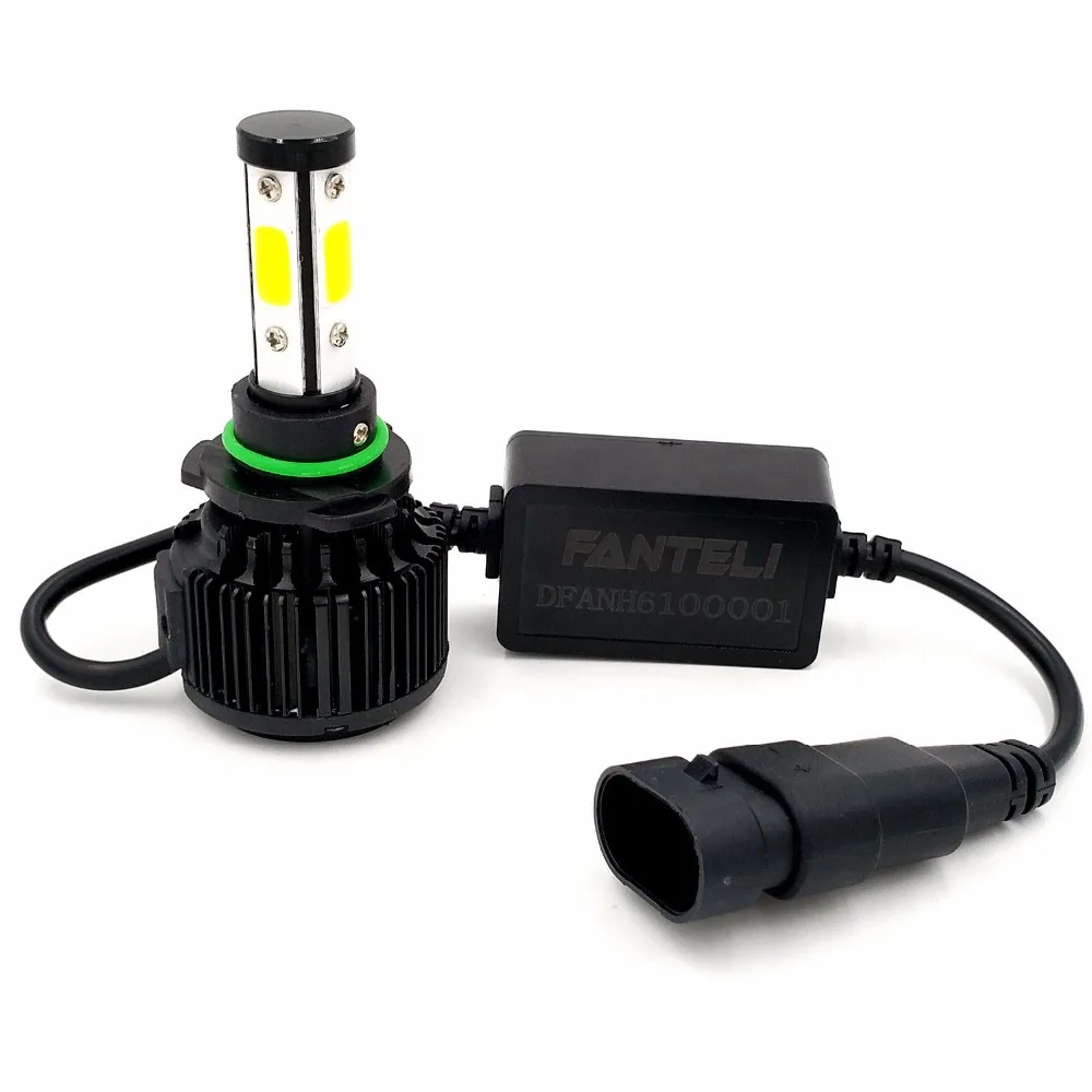 NITHTEYE 1200W 180000LM светодиодный комплект фар 9005 HB3 с высокими балками 6000K белая пара