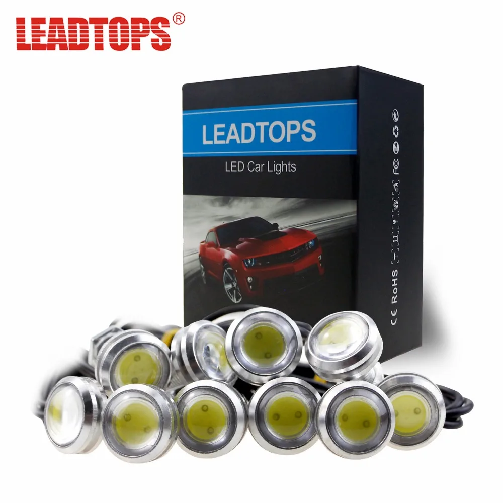 Leadtops 2 шт. Парковка лампы 23 мм Eagle Eye водить автомобиль туман фары DRL дневного Бег