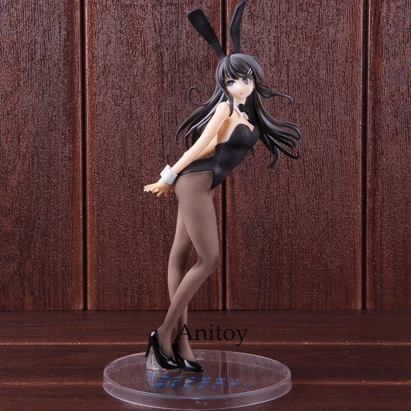 Seishun Buta Yarou Wa Bunny Girl Senpai Sakurajima Mai 1/7 Масштаб ПВХ фигурка Коллекционная модель игрушки