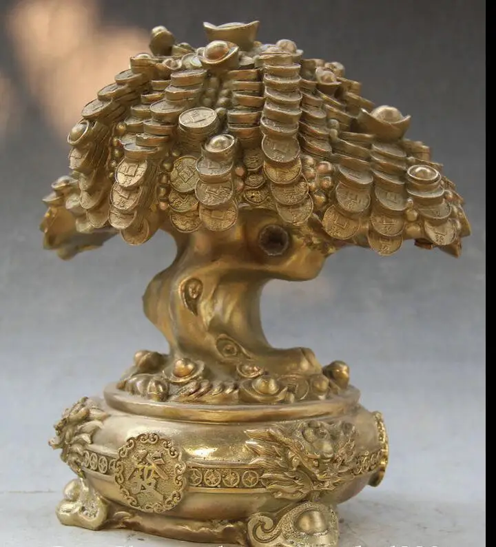 Suyun00424655 @ + 9 &quotКитайский Фен-шуй медная голова дракона для денег богатства монета