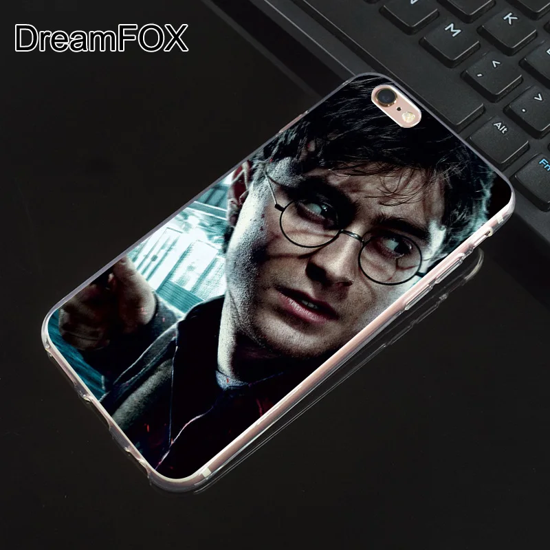 DREAMFOX N047 Гарри Поттер Мягкий ТПУ силиконовый чехол для Apple iPhone XR XS Max 8X7 6 6S Plus 5 5S SE 5C 4